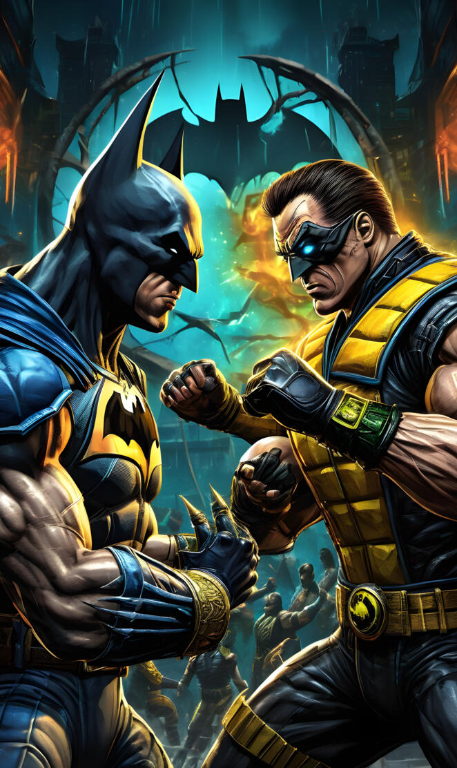Johnny cage versus batman