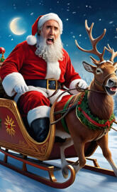 Ole St Nicholas Santa Cage