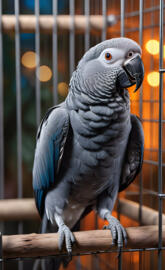 a bird sitting on a branch