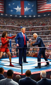 Trump Kamala Biden Hillary Obama