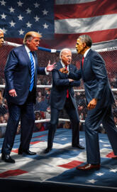 Donald Trump Biden Obama