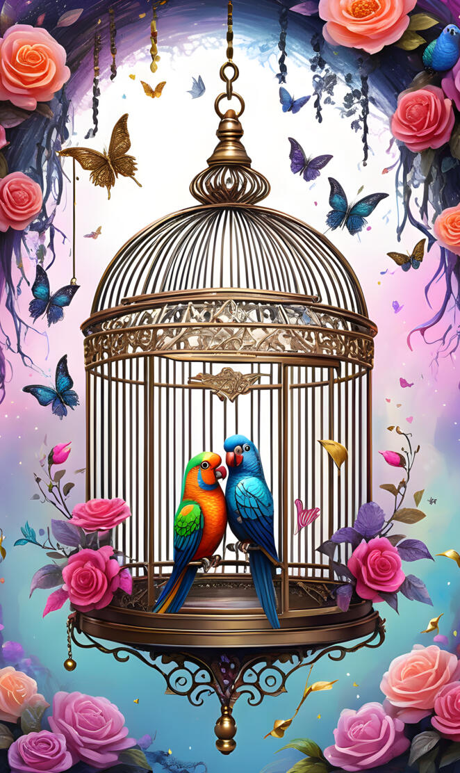 a bird sitting on a bird feeder