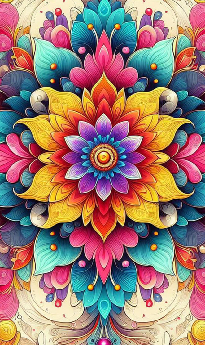 AI Flowers wallpaper