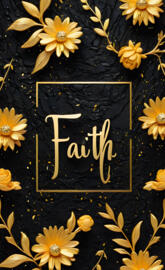 Gold Flower FAITH