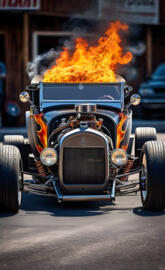 burning like a flame