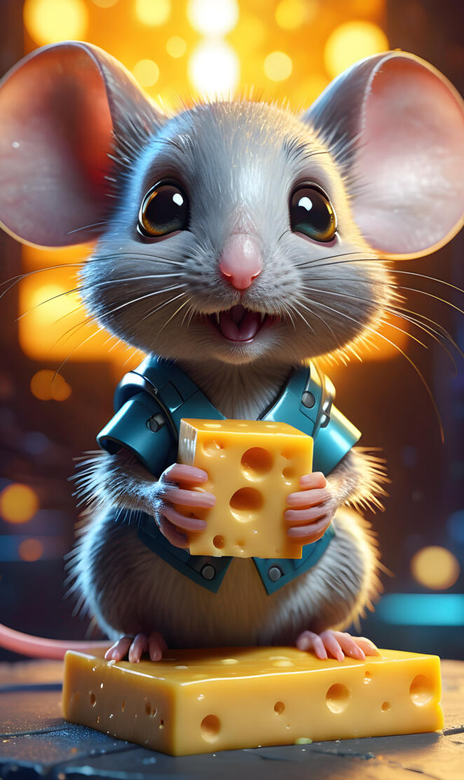 mouse and cheese
