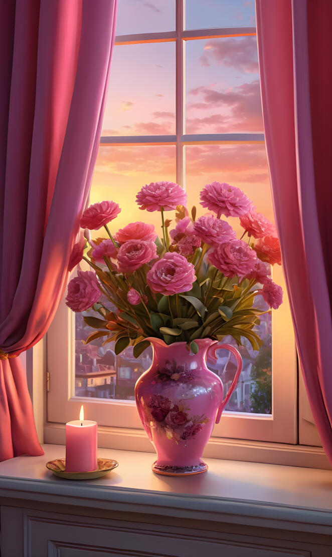Flowers in the window