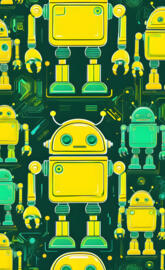 a group of yellow and green toy blocks