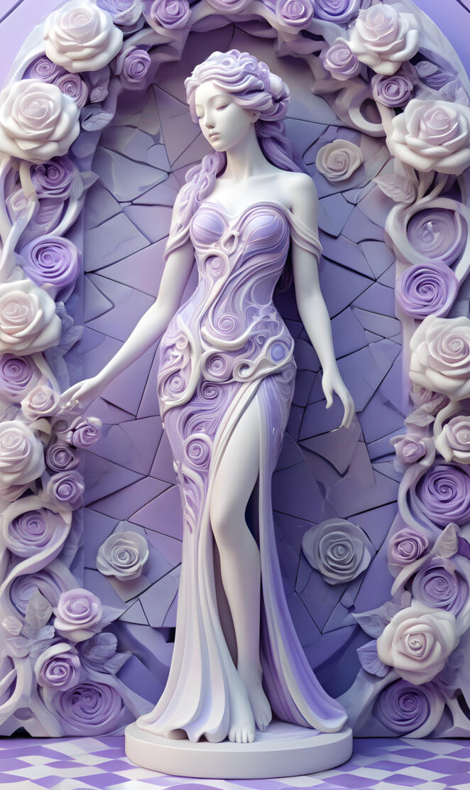 a statue of a person