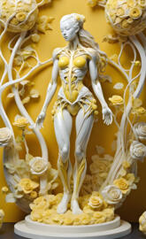 a statue of a person