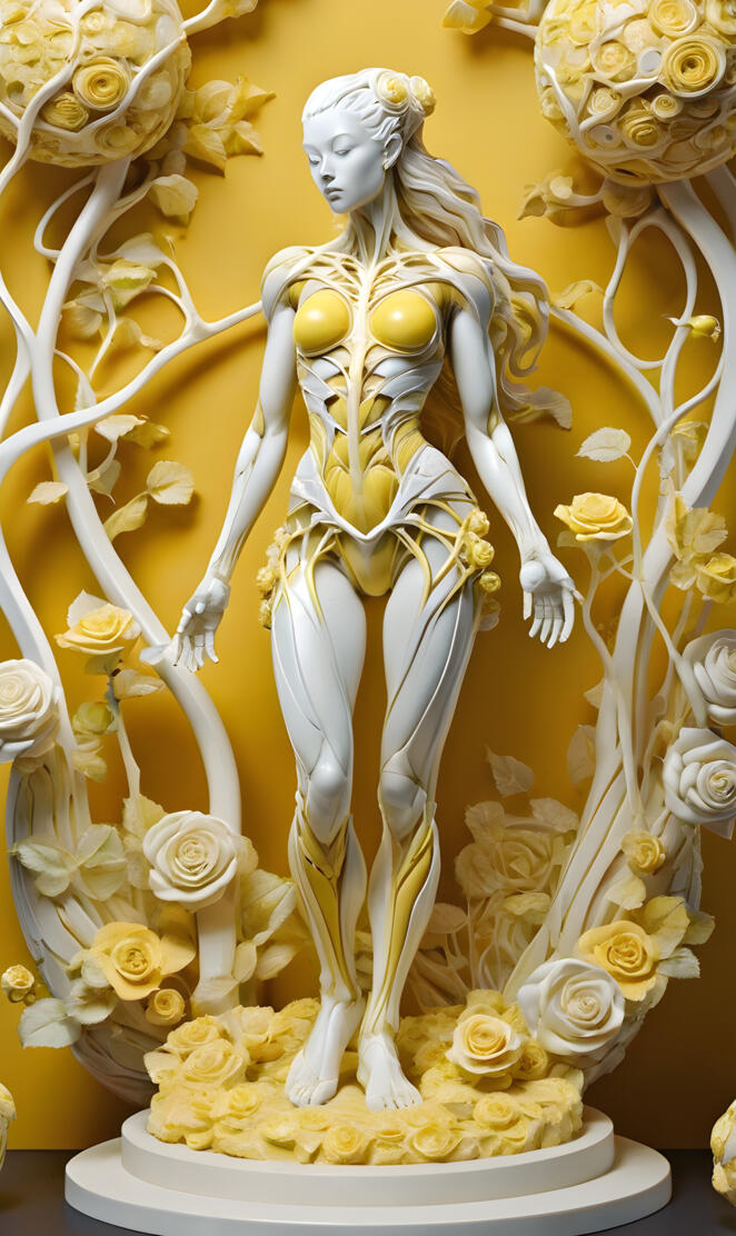 a statue of a person