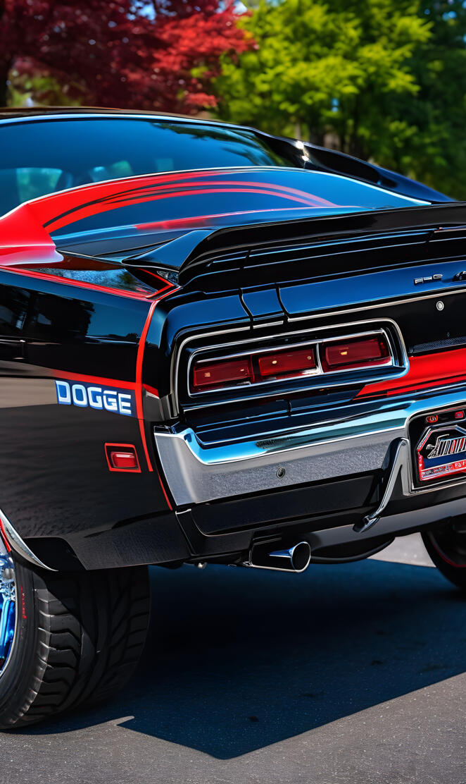 a black car parked next to another car