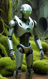 Marvin The Depressed Android from Hitchikers Guide To The Galaxy TV-Se