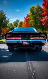 a car parked in a parking lot