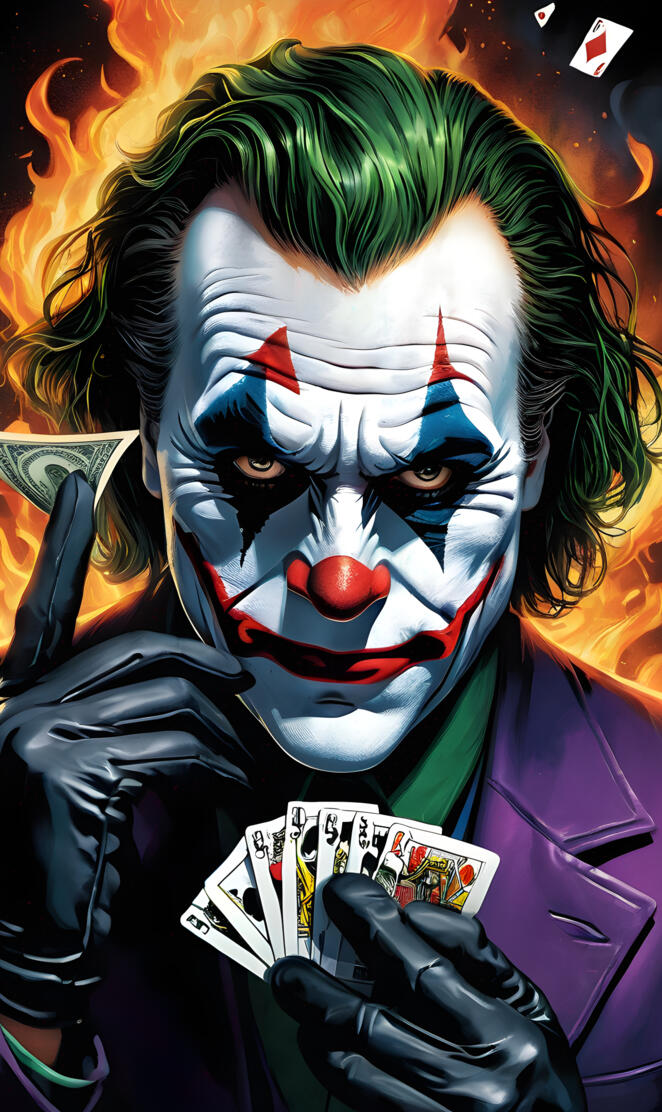 Joker 💬 "Master Focus. Learn To Block Out DistrACTIONS." My Friend.