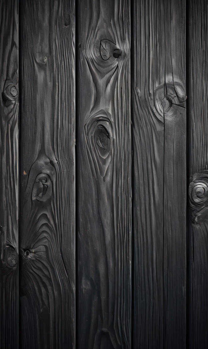 Charcoal Gray Wooden Panel