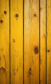 Golden Yellow Wooden Panel