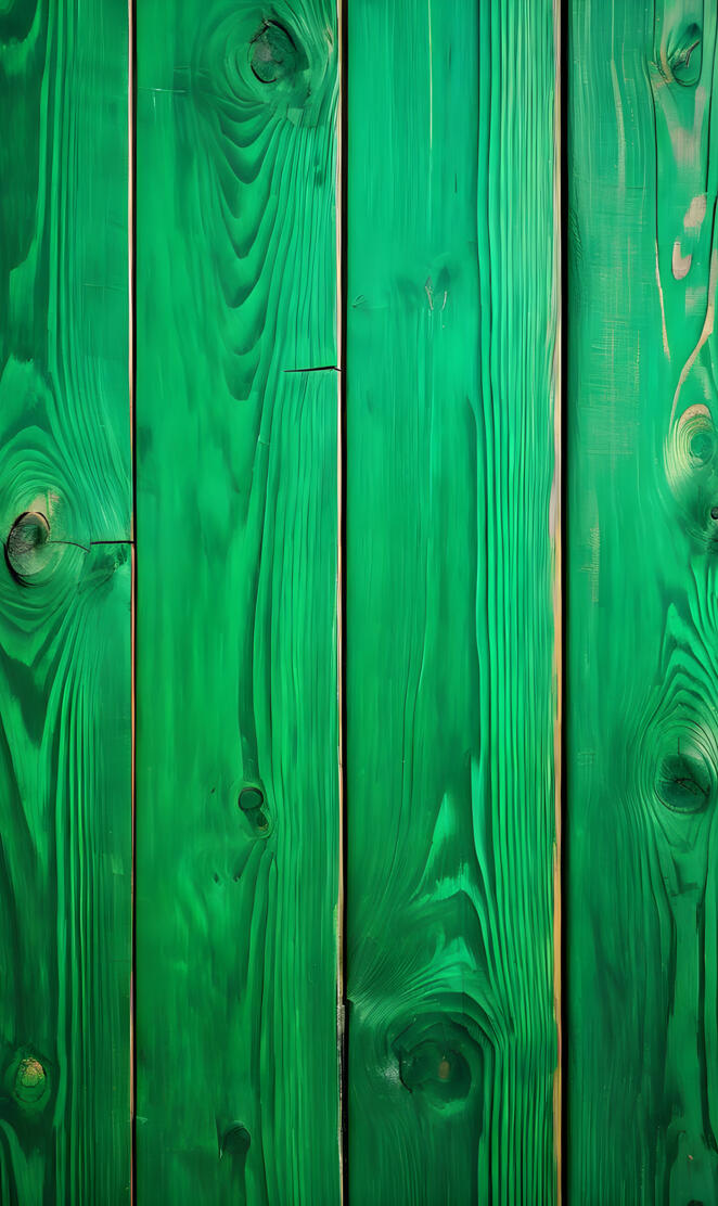 Pine Green Wooden Panel