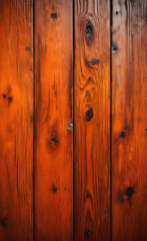 Burnt Orange Wooden Panel