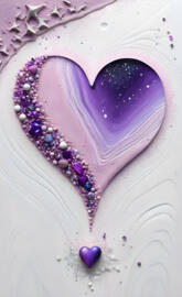 Lake effect sand heart