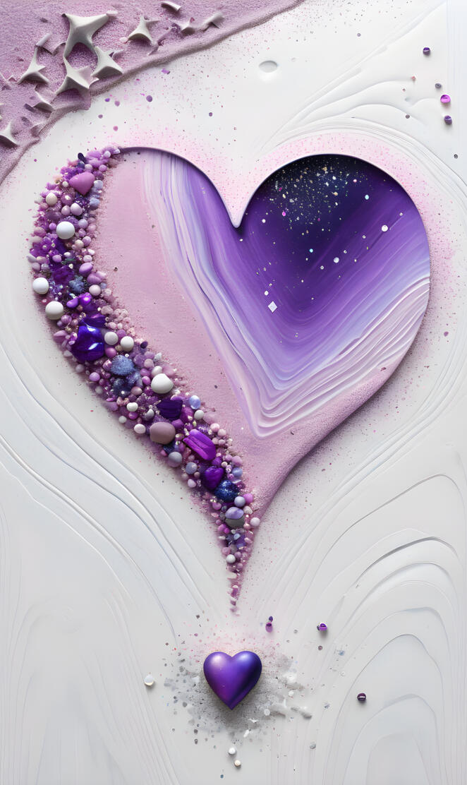 Lake effect sand heart