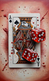 a close-up of a game board