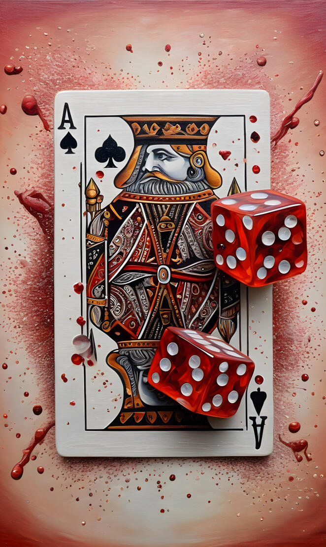 a close-up of a game board