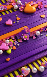 a board game with colorful pieces