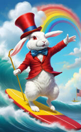 Follow the White Rabbit to the Other Side of the Rainbow