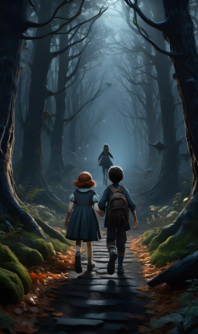 Children on their way to boarding school