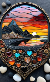 a board game with pieces and coins