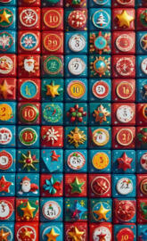 a board game with different types of game pieces