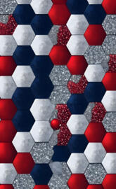 a chess board with red and blue pieces