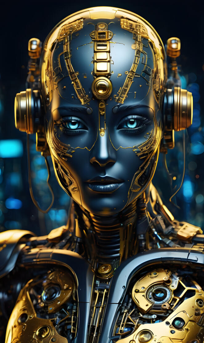 Visualize an (((Alcohol Ink)), with a mix of (vivid golden circuit boa