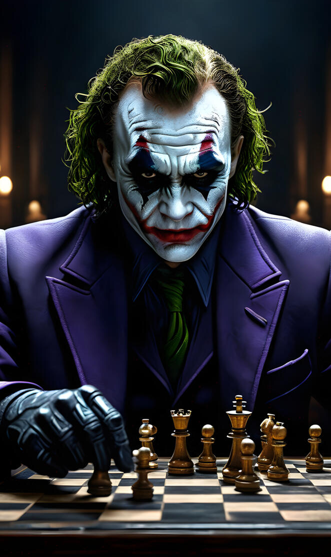 Joker 💬 "Want A Calm Mind? Learn To Control Your Emotions."
