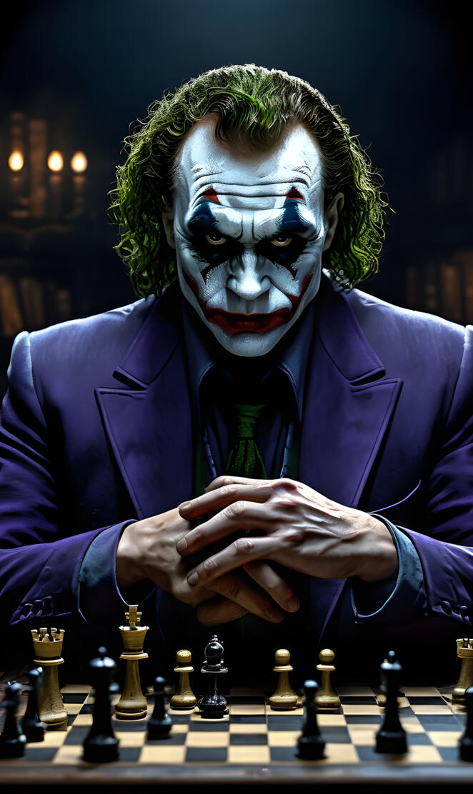 Joker 💬 "Want A Calm Mind? Learn To Control Your Emotions."