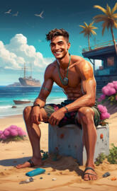 sunny day at the beach