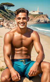 sunny day at the beach