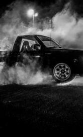Burning rubber