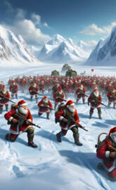 Santa army