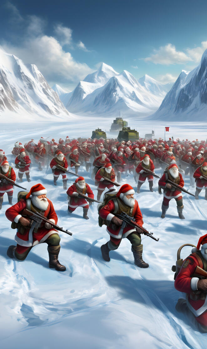 Santa army