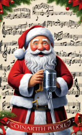 Karaoke Santa! Fuchsiamama610✨🌲❄️