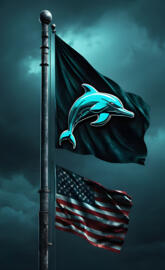 Miami Dolphins flag