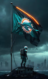 Miami Dolphins flag