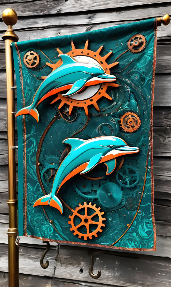 Miami Dolphins flag