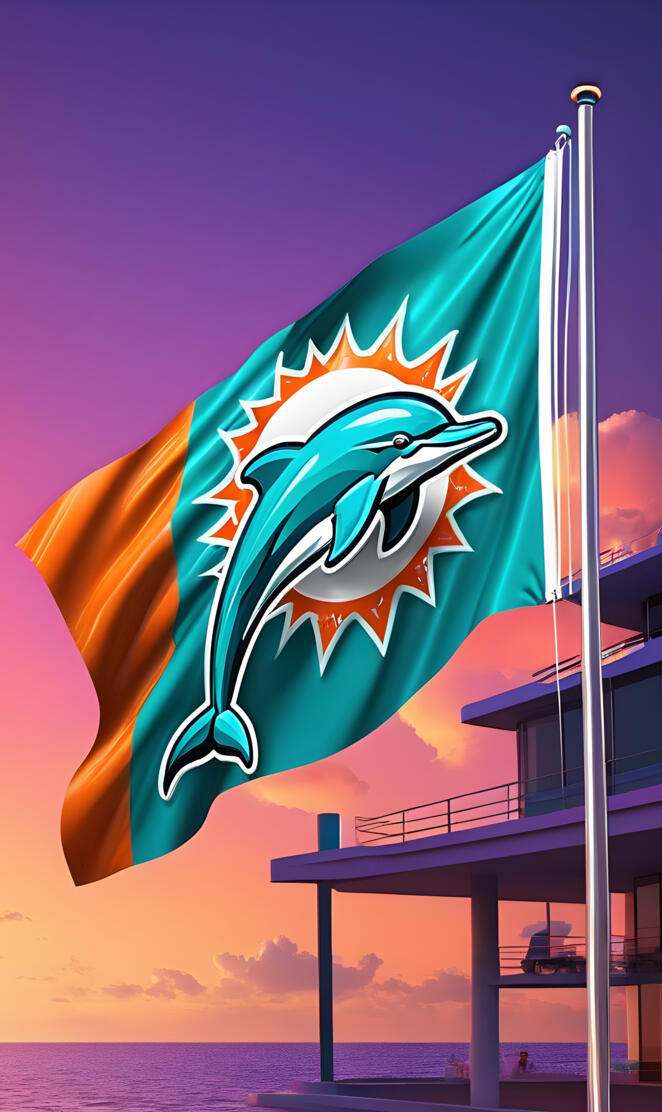 Miami Dolphins flag