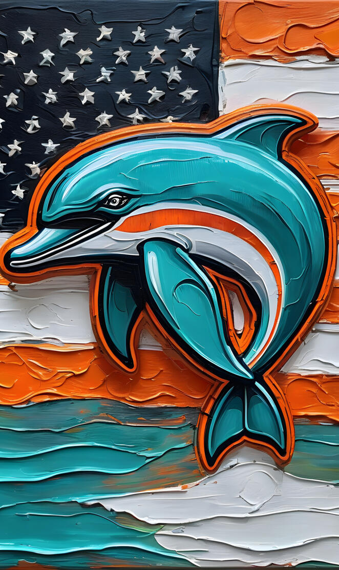 Miami Dolphins flag