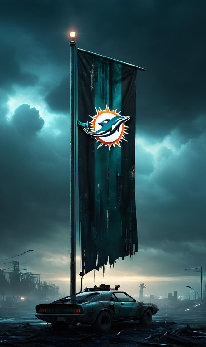 Miami Dolphins flag