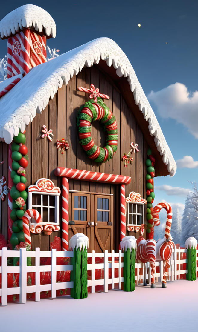 a house with a fence around it