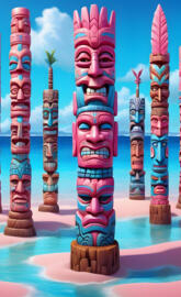 tiki totems